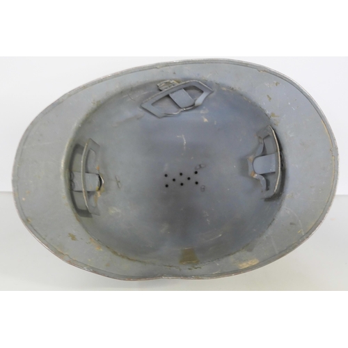 2139 - A World War I steel French army Adrian helmet