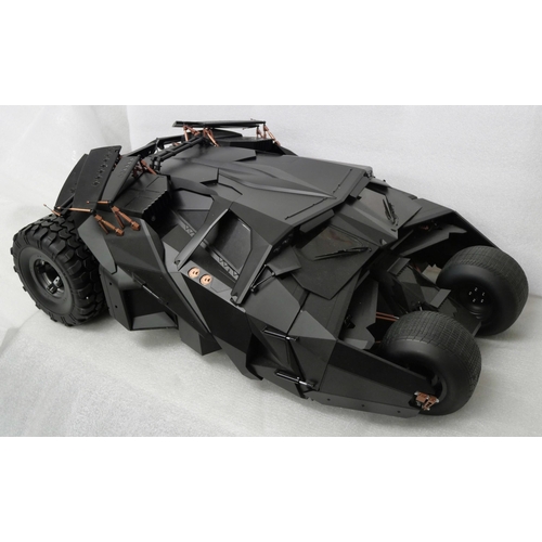 2149 - A large Hot Toys 1/6th scale The Dark Knight Trilogy Batmobile Tumbler model. MMS596 in original box... 