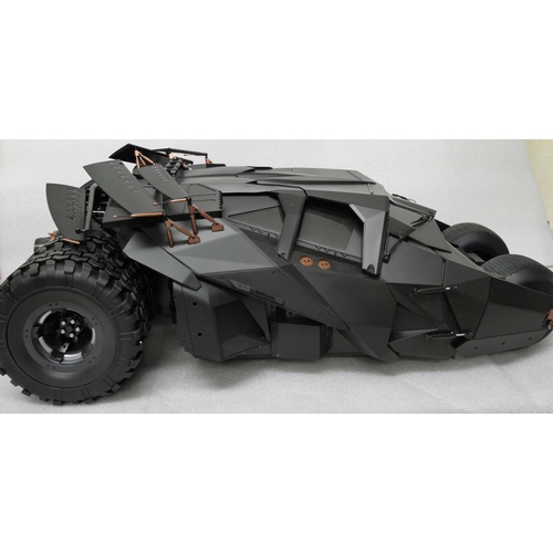 2149 - A large Hot Toys 1/6th scale The Dark Knight Trilogy Batmobile Tumbler model. MMS596 in original box... 