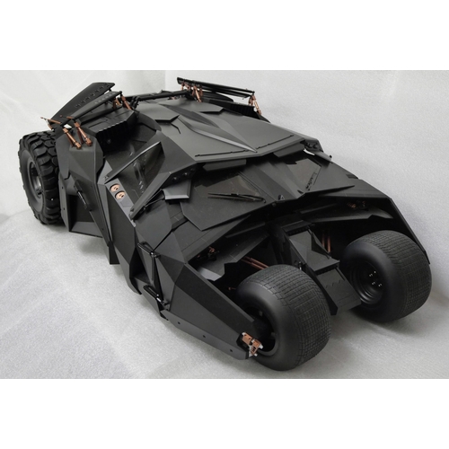 2149 - A large Hot Toys 1/6th scale The Dark Knight Trilogy Batmobile Tumbler model. MMS596 in original box... 