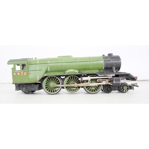 2158 - A collection of vintage Hornby railway models to include 00 gauge model rail, two locomotives, one w... 