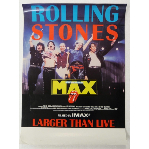 2212 - A collection of eight Rolling Stones promo posters including Voodoo Lounge tour