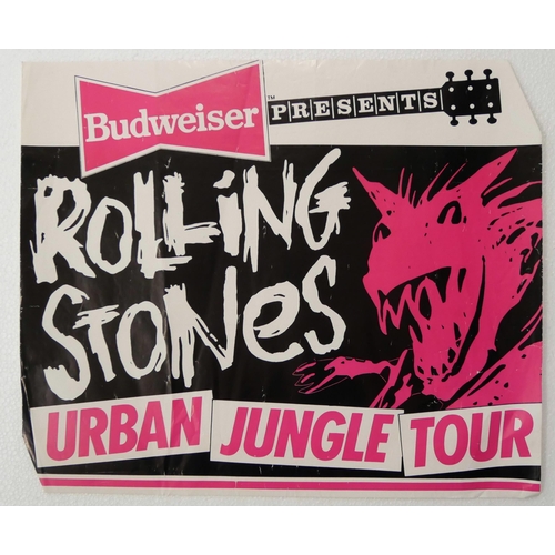 2212 - A collection of eight Rolling Stones promo posters including Voodoo Lounge tour