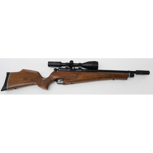 2238 - A Daystate MK3 .177 bolt action air rifle with Hawke Scope and silencer with green canvas soft case ... 