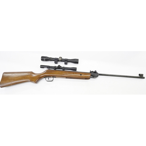 2241 - A SMK17 cal 5.5mm/.22 target shooting air rifle, 0500892, with two scopes, Optik 4x20 and 4x32, with... 