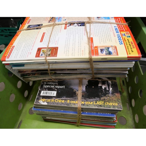 2273 - Two boxes of steam railway magazines **PLEASE NOTE THIS LOT IS NOT ELIGIBLE FOR IN-HOUSE POSTING AND... 