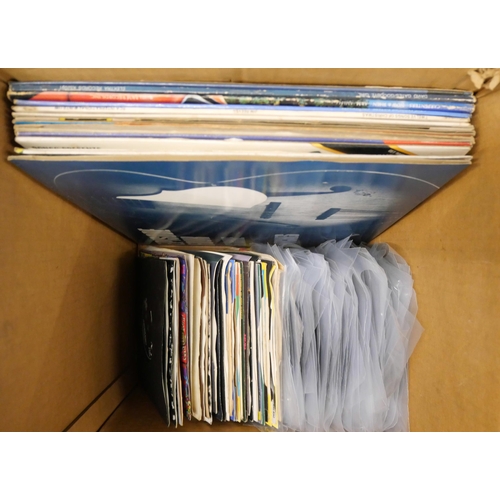 2277 - A box of LP vinyl records and 7