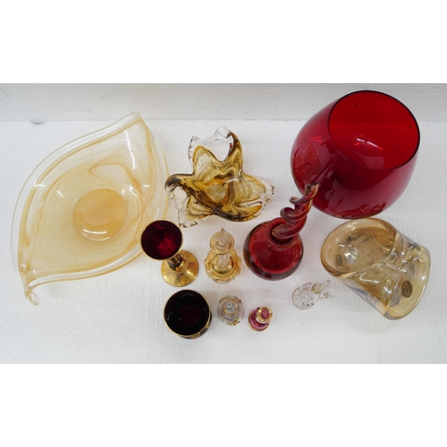 2281 - A collection of mixed coloured glasses **PLEASE NOTE THIS LOT IS NOT ELIGIBLE FOR IN-HOUSE POSTING A... 