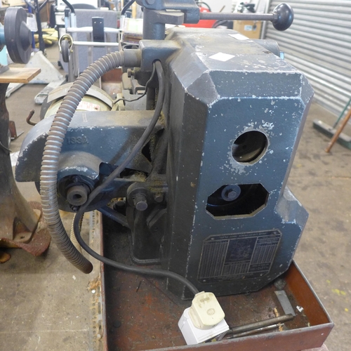 5180 - A Little John metal turning lathe with a large quantity of lathe tools and accessories including gea... 