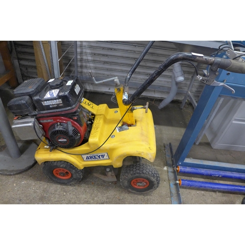 5187 - A Vanguard 6HP turfing machine with a Briggs and Stratton petrol engine