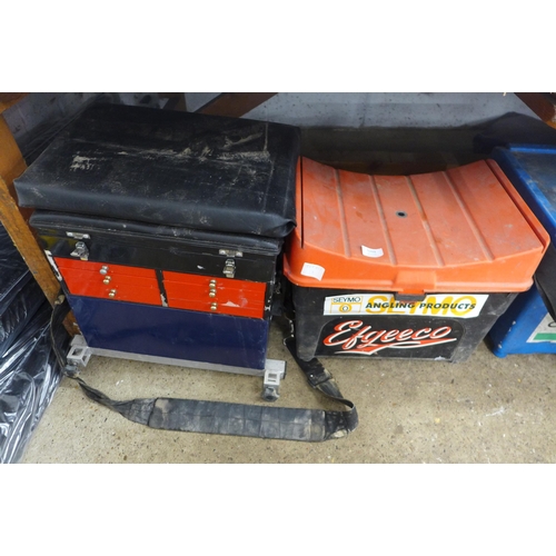 5203 - 2 fishing tackle boxes