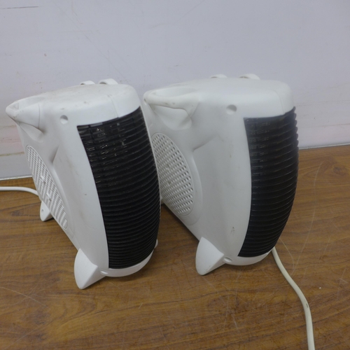 5278 - 3 electric fan heaters including a Glen Delta 3000, a Connect-It fan heater and one other