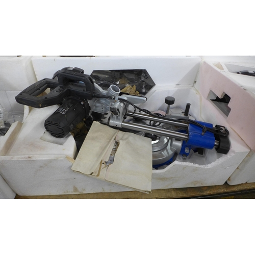 5390 - A Clarke Woodworker CMS216S 216mm sliding mitre saw* This lot is subject to VAT(please note that ite... 