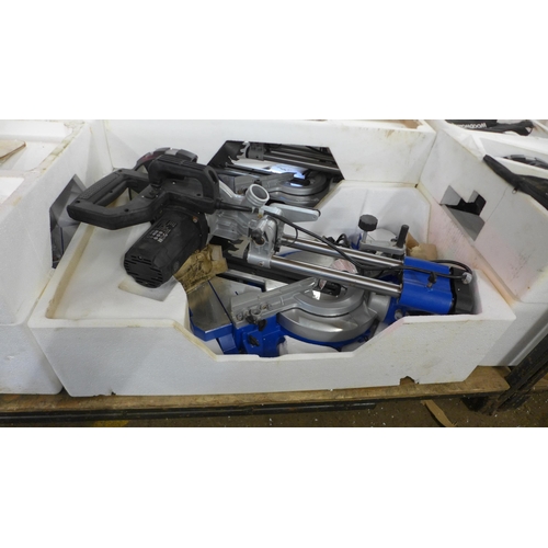 5391 - A Clarke Woodworker CMS216S 216mm sliding mitre saw* This lot is subject to VAT(please note that ite... 