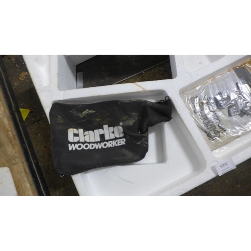 5392 - A Clarke Woodworker CMS216S 216mm sliding mitre saw* This lot is subject to VAT(please note that ite... 