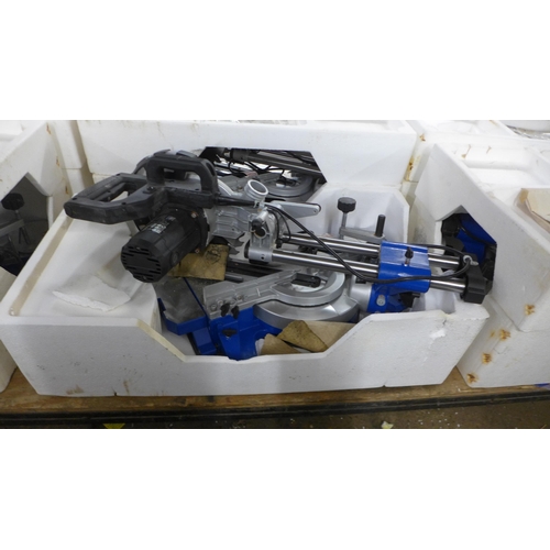 5393 - A Clarke Woodworker CMS216S 216mm sliding mitre saw* This lot is subject to VAT(please note that ite... 