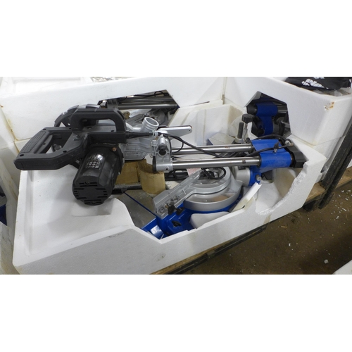 5394 - A Clarke Woodworker CMS216S 216mm sliding mitre saw* This lot is subject to VAT(please note that ite... 