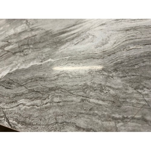 3153 - A Grey marble top coffee table *This lot is subject to Vat