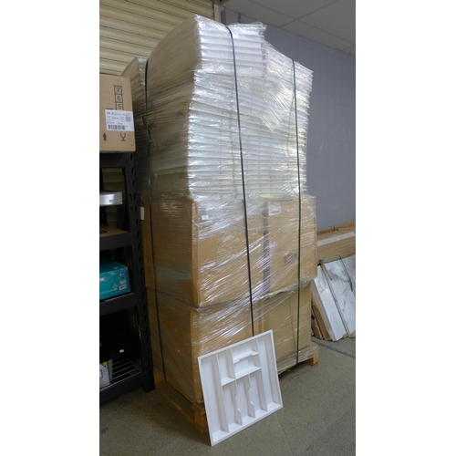 4116 - Pallet of 10 and 8 Compartment Plastic Cutlery Inserts Original RRP £910.14 + Vat *This lot is subje... 