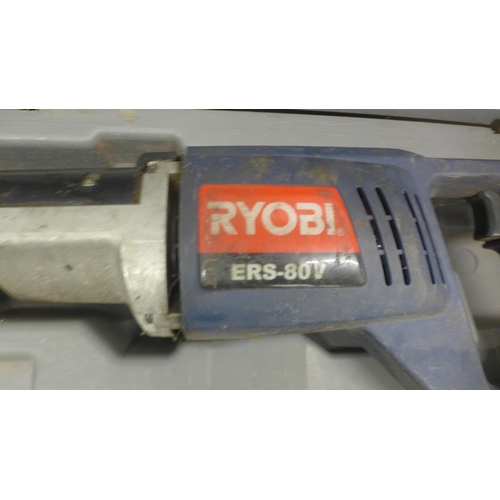 5013 - A Ryobi ERS-80V, 240V reciprocating saw