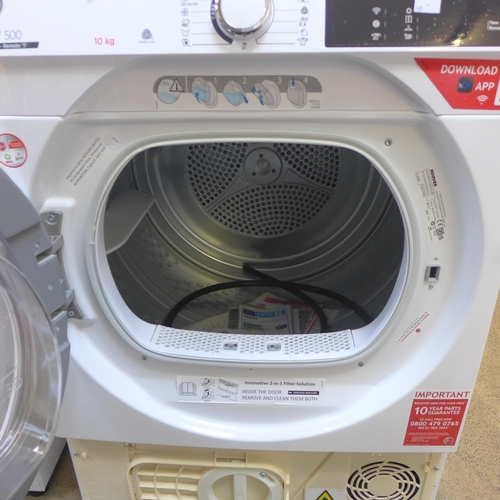 4020 - Hoover Smart hOn Dryer H-Dry 500, HeatPump-Remote 10kg *This lot is subject to VAT