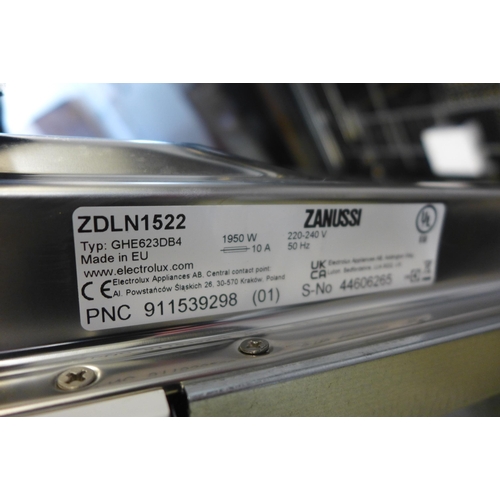 4025 - Zanussi Fully Intergrated Sliding Hinge Dishwasher *This lot is subject to VAT