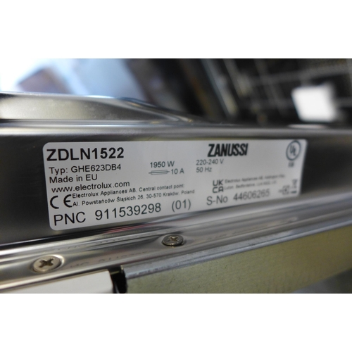 4025 - Zanussi Fully Intergrated Sliding Hinge Dishwasher *This lot is subject to VAT