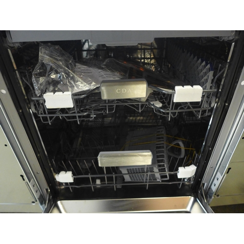 4027 - CDA Integrated Sliding Hinge Dishwasher  *This lot is subject to VAT