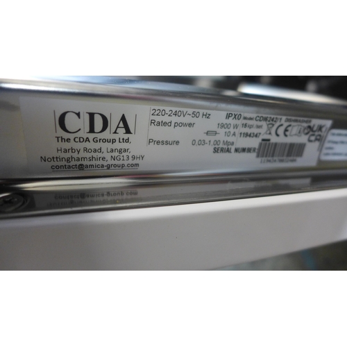 4027 - CDA Integrated Sliding Hinge Dishwasher  *This lot is subject to VAT