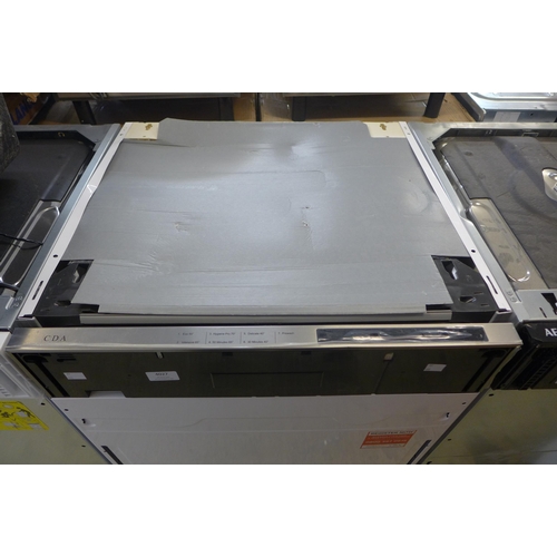 4027 - CDA Integrated Sliding Hinge Dishwasher  *This lot is subject to VAT