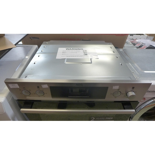 4031 - AEG Built In Double Oven Stainless Steel  *This lot is subject to VAT