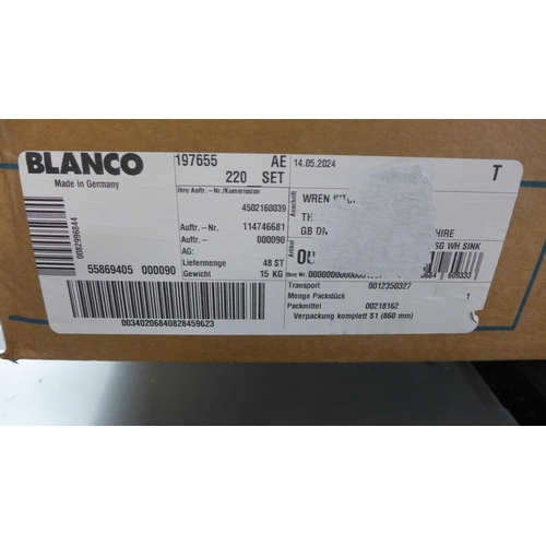 4044 - Blanco Sink 1.0 with drainer *This lot is subject to VAT