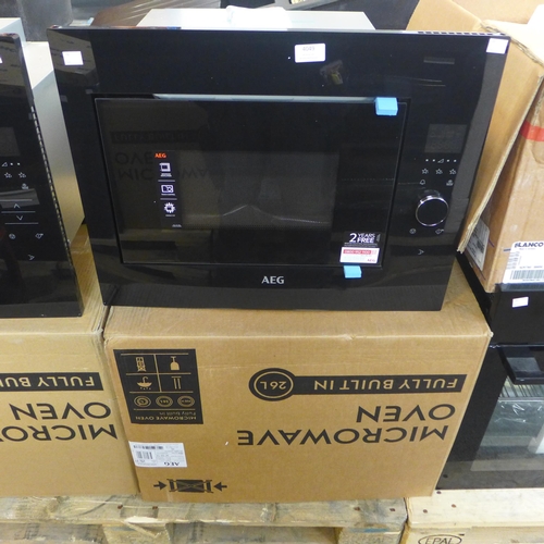 4049 - AEG Intergrated Microwave Advanced Ventilation with Touch Screen*This lot is subject to VAT