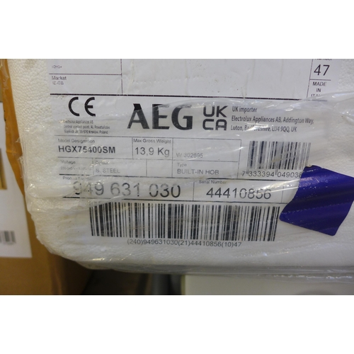 4062 - AEG Gas on Glass 4 Burner Hob *This lot is subject to VAT