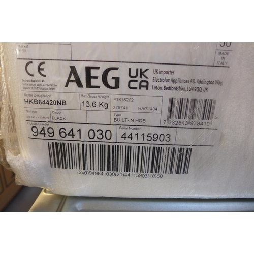 4062 - AEG Gas on Glass 4 Burner Hob *This lot is subject to VAT