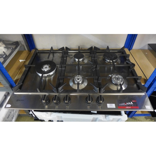 4084 - Neff Gas 5 Burner Hob with Flame-Select- Stainless Steel *This lot is subject to VAT