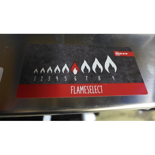 4084 - Neff Gas 5 Burner Hob with Flame-Select- Stainless Steel *This lot is subject to VAT