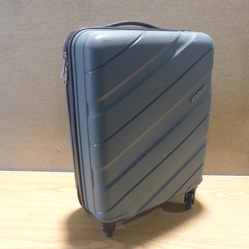 6016 - American Tourister Jetdriver Carry on Hardside Grey Suitcase (347-456) *This lot is subject to Vat