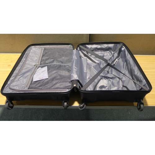 6019 - American Tourister Bon Air 3 piece Black suitcase set, Original RRP £120.83 + Vat (347-453) *This lo... 