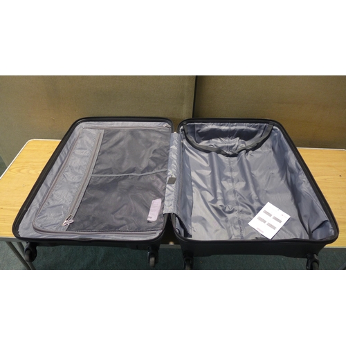 6020 - American Tourister Bon Air 3 piece Black suitcase set, Original RRP £120.83 + Vat (347-454) *This lo... 