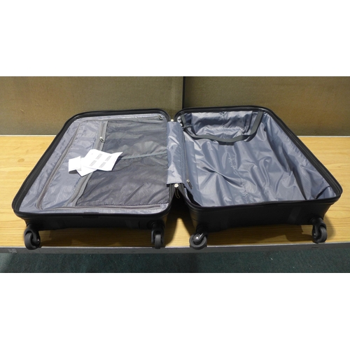 6020 - American Tourister Bon Air 3 piece Black suitcase set, Original RRP £120.83 + Vat (347-454) *This lo... 