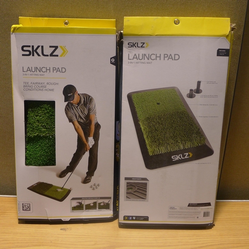 6039 - Two Sklz Golf Launch Practice Pads (347-51,52) *This lot is subject to Vat