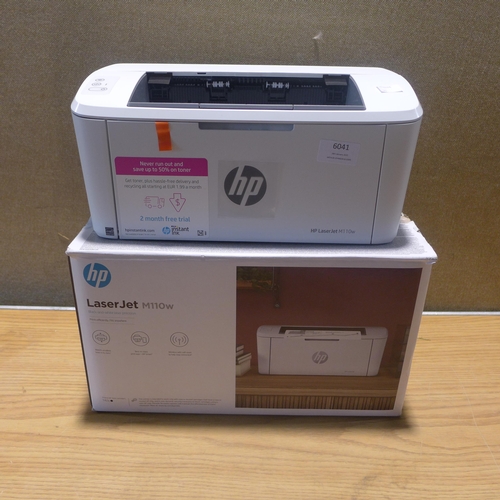 6041 - Two Hp Laserjet M110We Printers  (347-75,270) *This lot is subject to Vat