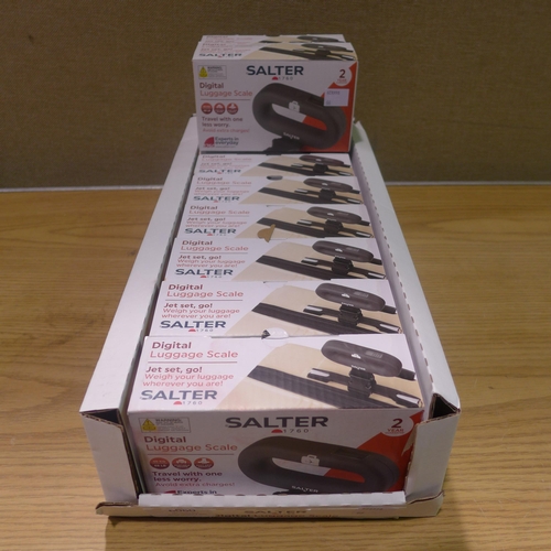 6060 - Ten Salter Digital Luggage Scales  (347-66) *This lot is subject to Vat