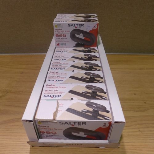 6061 - Ten Salter Digital Luggage Scales (347-67) *This lot is subject to Vat