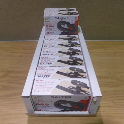 6062 - Ten Salter Digital Luggage Scales (347-68) *This lot is subject to Vat