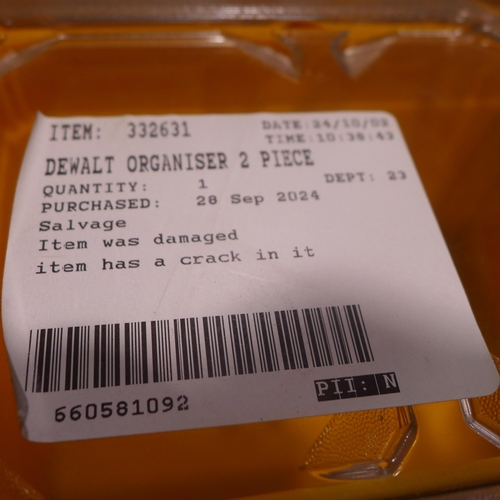 6081 - Dewalt Stackable Organisers (347-220) *This lot is subject to Vat