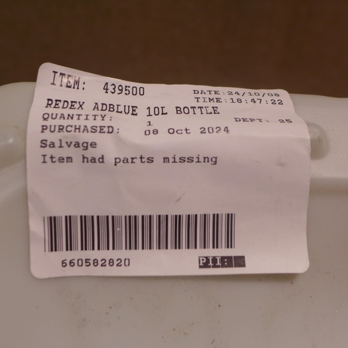 6084 - Redex Adblue fuel treatment 10L Bottle (349-34) *This lot is subject to VAT