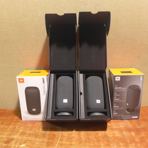 6087 - JBL Link Portable Speakers  (349-207) *This lot is subject to VAT