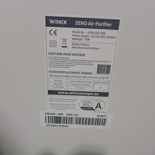 6243 - Winix Zero Air Purifier, Original RRP £149.99 + VAT (349-127) *This lot is subject to VAT